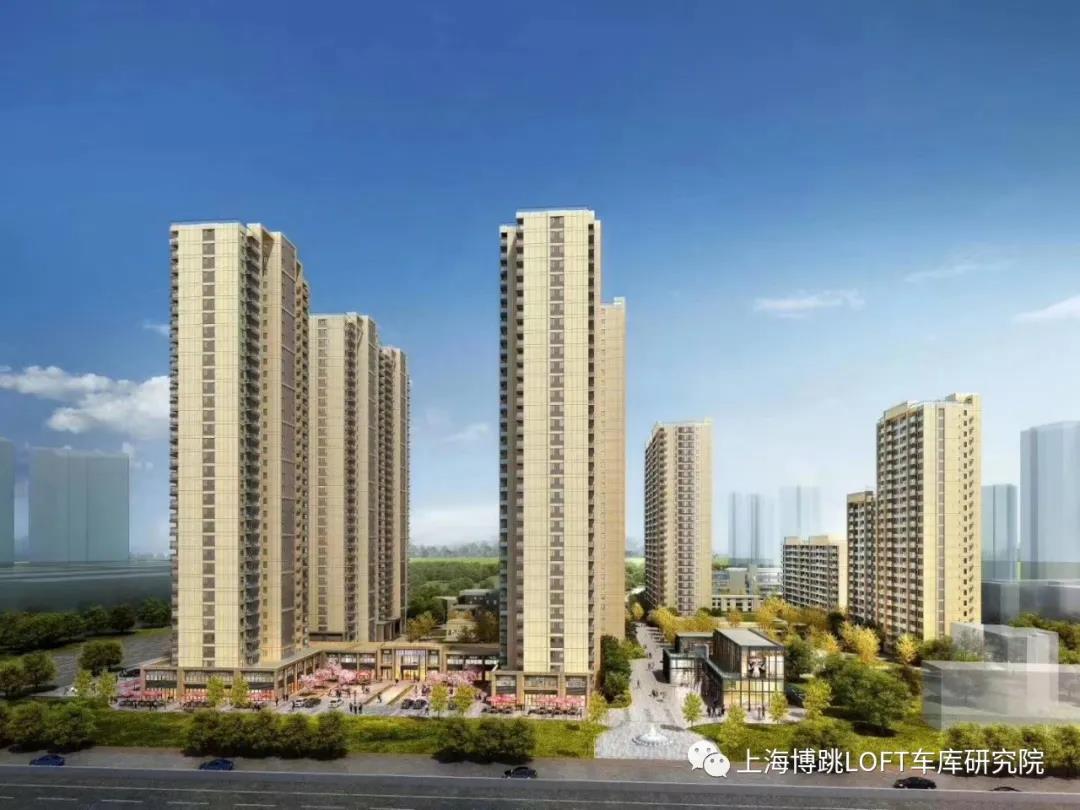 白沙采用了LOFT车库武汉当代集团春风十里项目现已结构封顶！